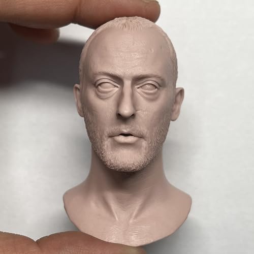 Tête 1/6 non peinte pour créer un soldat miniature personnalisé