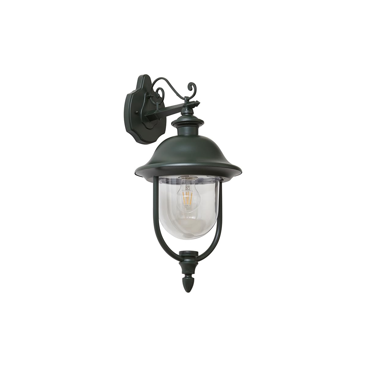 Qazqa Classique applique murale extérieure vert 28cm Genoa