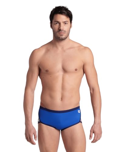 Image of ARENA Performance Men's Icons Solid Low-Waist Swim Brief Short Athletic Swimsuit