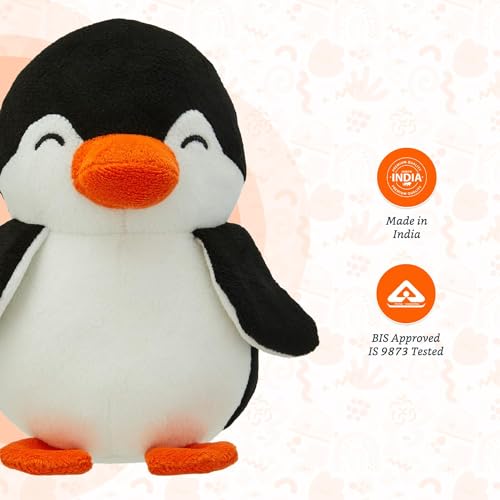 Image of Babique Penguin Stuffed Plush Animal | Teddy Bear Soft Toy |Ideal for Birthdays & Special Occasions Girls /Boys, Baby Kids (17Cm)