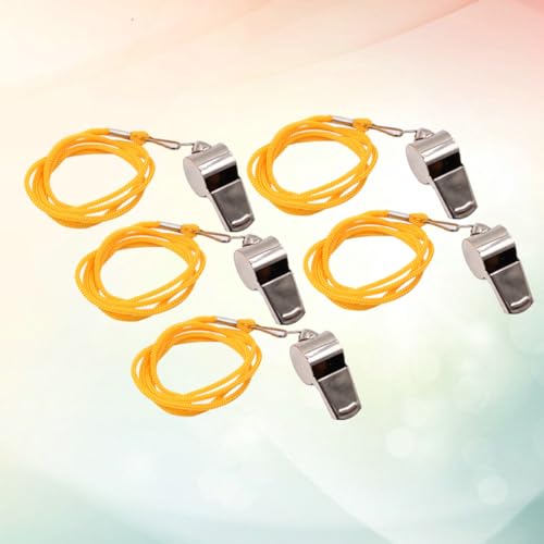 Silbato profesional para árbitros deportes naranja pack de 5 miniatura 3