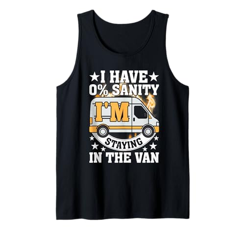 I'm Staying in Tha Van Funny Phasmophobia Women Man Tank Top