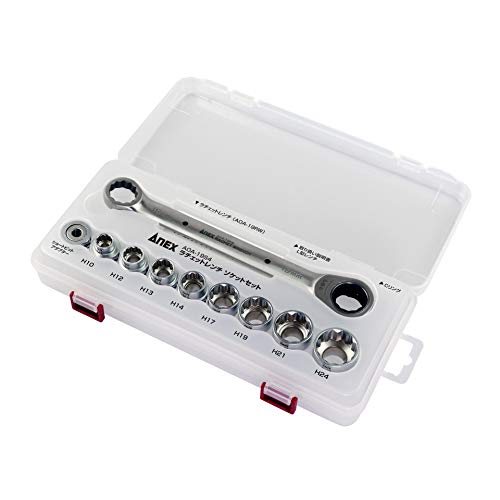 Kenko Seisakusho AOA-19S4 Ratchet Wrench 19mm Socket Set