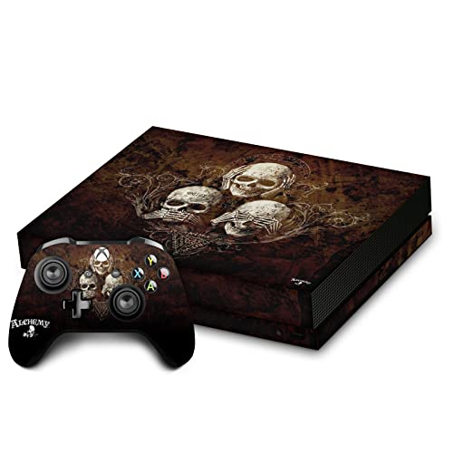 Skin vinyle Xbox One X Alchemy Gothic habillage haut de gamme console et manette