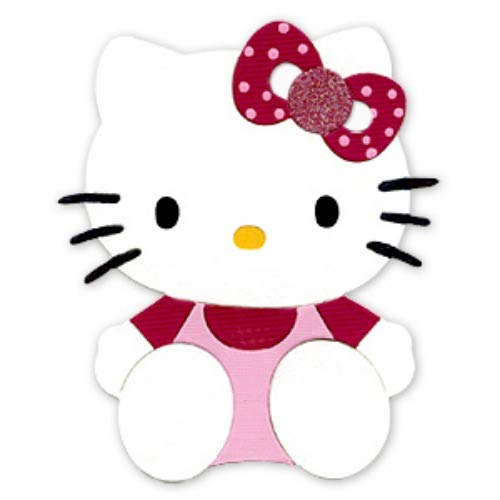 Sizzix Sizzlits Die Hello Kitty Sitting W/Bow 655871 #TOP30