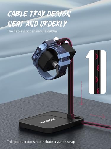 Base de soporte de reloj que evita caídas y enredos de cables 6