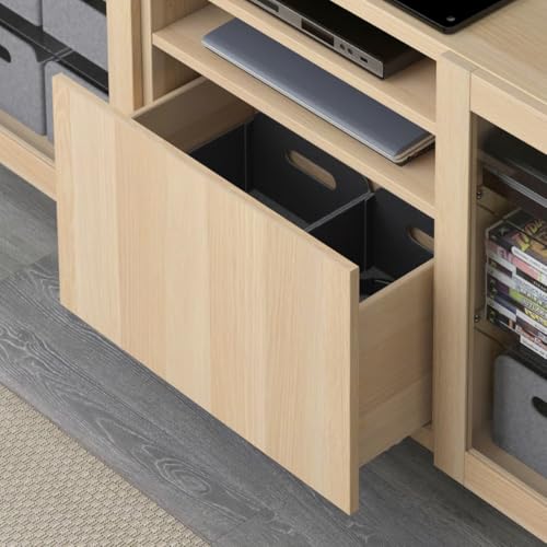 Image of IKEA BESTA Drawer frame, white stained oak effect, 60x25x40 cm (23 5 /8x9 7 /8x15 3 /4 inch)