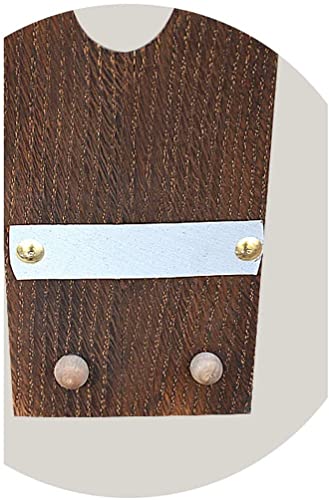 Soporte para botellas de vino de madera para pared miniatura 4