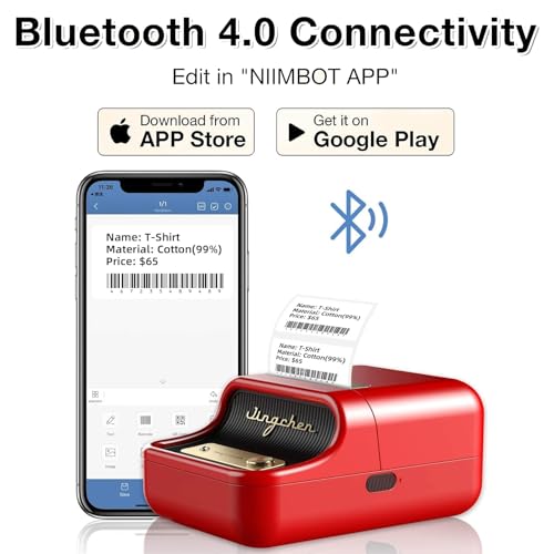 BrokSilent-B21-Thermal-Label-Maker-with-Tape-Auto-Identification-2-Inch-B21-Label-Printer-Machine-with-Tape-Mini-Desktop-Label-Printers-for-Home-Organization-Business-Barcode-QR-Code