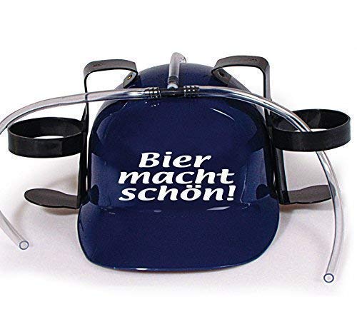 Drinking Helmet Fun Print Case - Bier Macht Schön - Black - Available In Various Colours To Choose From