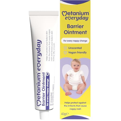 Metanium Everyday Barrier Ointment, Protection From Irritants, For Everyday Nappy Change, Fragrance Free, Lanolin Free 40 g