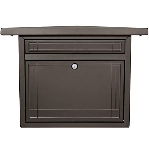 Architectural Mailboxes 2427Rz-10 Frank Lloyd Wright Collection Wallmount Mailbox, Medium, Rubbed Bronze #TOP1