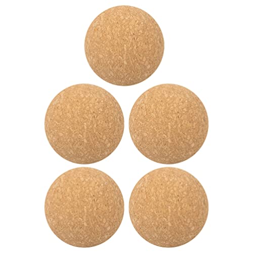 LIOOBO 5pcs Football Mini Soccer Balls Small Soccer Balls Desktop Soccer Balls Interactive Balls Wooden Desktop Balls Wooden Tabletop Balls Wooden Soccer Balls