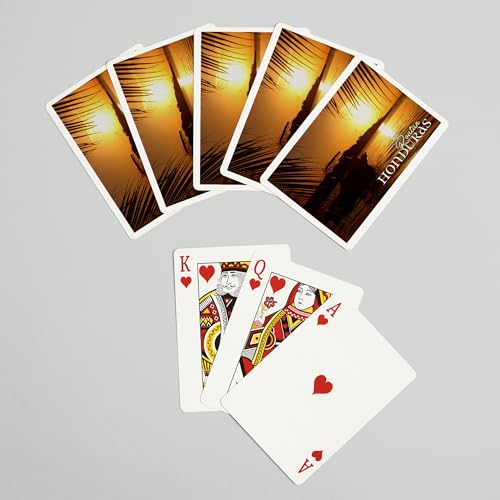 Lantern Press Roatan Honduras Baraja de 52 Cartas Poker miniatura 7
