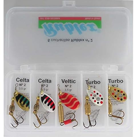 Kit de cucharillas de pesca surtido Rublex Cover