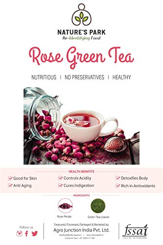 Image of NATURE'S PARK GREEN TEA (Rose, 500 Gm)