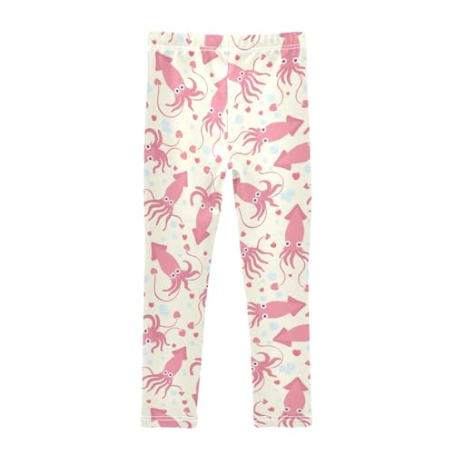 ZZKKO Girls Leggings Cuttlefish Toddler Girls Clothes Leggings for Girls Toddler Girls Leggings 3-4T2