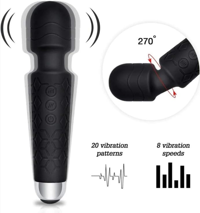 SOME TWIST Handheld Body Massager, USB Rechargeable, Waterproof 5 416sCg32fUL