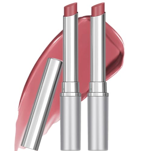 Honey Lipstick,Pink Tined Lip Balm,Hydrating Glossier Lip Balm for Dry Lips,Nourishing Long Lasting Moisturizing Lip Repair Balm,Lip Product with Vitamin E,Lip Care Makeup,2 Pcs