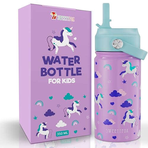 Borraccia Termica Owala Flip Per Bambini – Acciaio Inox 14 Oz, Colore Luce Notturna, Cannuccia Inclusa - Foto 5