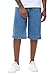 MZNBURAM Men's Baggy Jean Shorts Y2K Streetwear Jorts - Loose Fit Wide Leg Denim Vintage 90s Hip Hop 12oz Cotton (34, A#Medium Indigo)