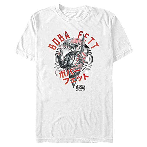 T-shirt Star Wars Boba Fett pour homme en coton noir