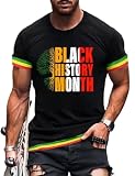 Black History Month Shirt Men Black Lives Matter BLM Leaders Patriotic African American T-Shirt(P8,L)