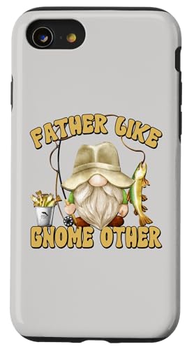 Fishing Dad GNOME Graphic for Fathers Day Funny Fisherman Coque pour iPhone SE (2020) / 7/8