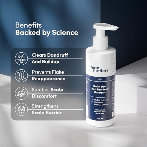 Man Matters Anti Dandruff Shampoo 200ml - Image 5
