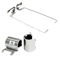 Gintai LCD Bildschirm Scharniere Set mit Abdeckung Ersatz für HP 15-BS 15T-BS 15-BW 15Z-BW 250 G6 255 G6