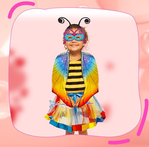 Set de 2 Disfraces Alas de Hada para Niñas miniatura 5