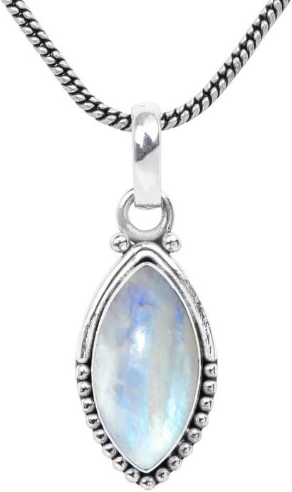 Gemstone Pendant Silver Pendant For Women Girls Gift, Natural Gemstone Pendant Necklace, Handmade Pendant, Solitaire Pendant Christmas Gift - Image 2