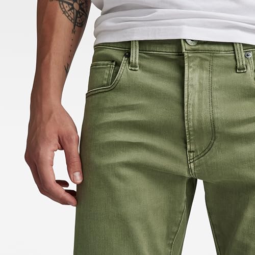 G-Star RAW Herren 3301 Slim Shorts, Grün (Faded Shamrock gd D10481-C258-G567), 38 – Ansicht 5