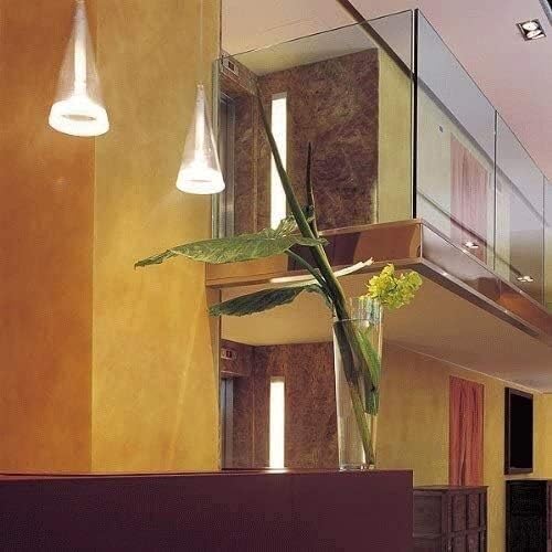 Lampe de plafond blanche en verre pour sublimer votre escalier