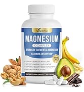 VivoNuMagnésiumBisglycinate|MagnésiumComplexe8en1,HauteTeneur1000mg/j|90GélulesVe...