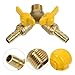 Y-shaped Ball Valve Heavy Duty Gas Shut Off Tool Hose Fittings 3-way Handle Replacement Fuel Valve