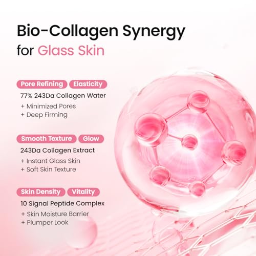 Image of BIODANCE Collagen Peptides Jelly Serum Mist, Hydrating Face Mist, Plumping, Anti-Aging Face Spray, Sprayable Hydrogel, Travel Essentials & Self Care Gifts for Women, Korean Skin Care | 1.69 fl.oz