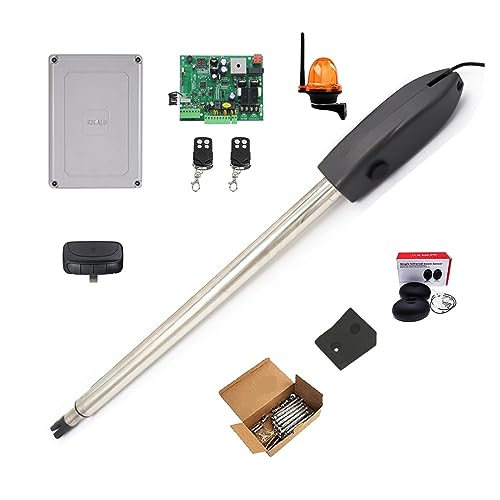 Carte de commande pour portail coulissant Kit d'ouvre-porte automatique Opérateur de porte simple à usa lér for une seule balançoire jusqu'à 19 pieds ou moteur de porte de 660 livres pour portails aut