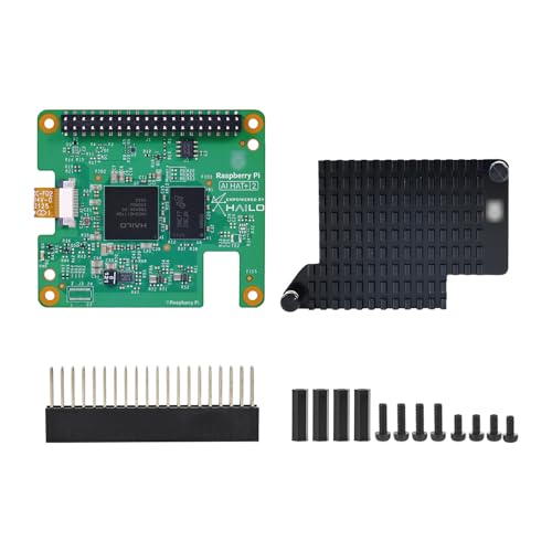 Kit Hat PCIe Raspberry Pi 5 avec module IA Hailo 10H et dissipateur