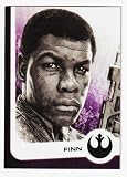 2017 Topps Star Wars The Last Jedi Illustrated Characters Trading Card #9 - Finn, John Boyega