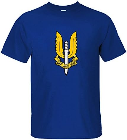 BMWW Men's SAS Who Dares Wins Print Cotton T-shirt