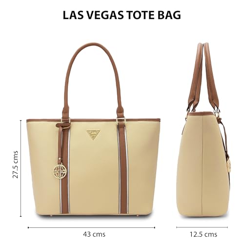 Image of Lavie Signature Las Vegas Woman's Tote Handbag for Women | Tote Bag for Work | Ladies purse | Stylish Shoulder Bag | Gift for Women