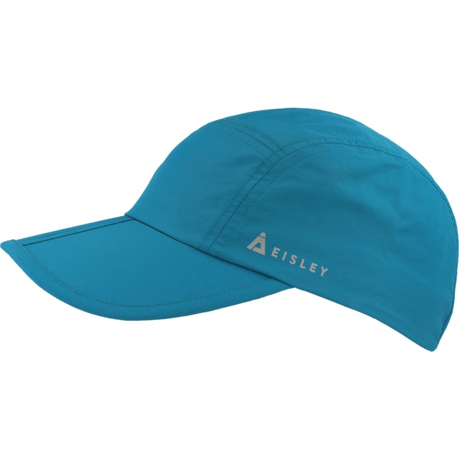 Eisley Unisex Gobi Cap mit UPF50+ / atmungsaktiv & schnell trocknend/faltbares Schild/Klettverschluss, Fjord, L