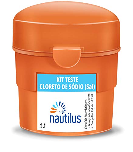Estojo Teste Medidor Sal Nautilus Piscinas Com Gerador Cloro