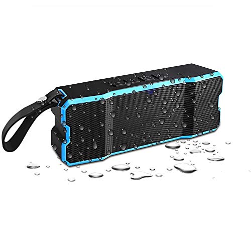 Alitoo Altavoz Bluetooth Portátil Inalámbrico Speaker IPX6 Impermeable,Altavoces Al Aire Libre con HD Audio Manos Libres TF Ranura de La Tarjeta,Idea para Hogar, Fiesta, Coche, Viajes, Playa, Piscina