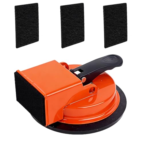 Heavy-Duty Floor Gap Fixer Tool with Robust Rubber Mallet & 5 Reusable Nano Pads – High-Grip Pro Suction Cup Repair Kit for Laminate & Vinyl Plank, Ideal for Gap Filling (No Hammer)