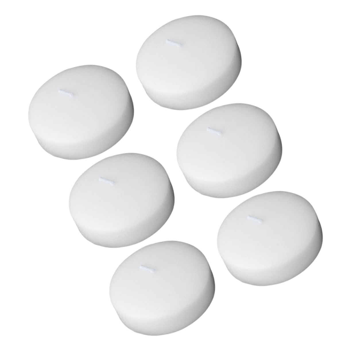 GRIRIW 6pcs Unscented Wedding Floating Candles Romantic Decor for Pool Parties and Gatherings for Enhancing Ambiance at Special Events