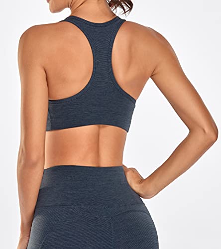 Image of Oalka Women's Racerback Sports Support Workout Running Bras | Oalka Women's Racerback Sports Support Workout Running Bras