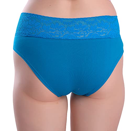Image of Women's Bikini Lace Cotton Panties /Brief (Pack of 3)