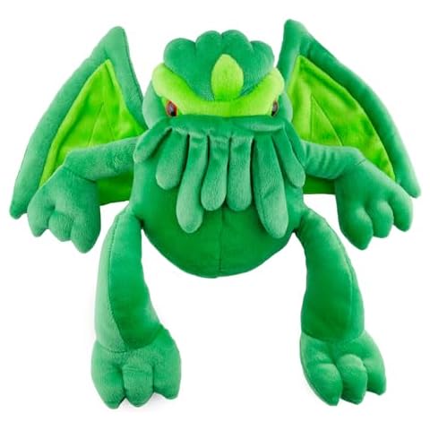 Toy Vault Cthulhu Plush, 12-Inch; Stuffed Horror Toy Based on H.P. Lovecraft's Weird Fiction, Medium Size Cover